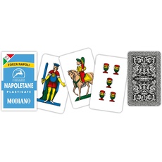 Modiano - Neapolitanische Spielkarten Hellblau Forza Neapel, 300056