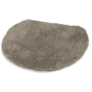 KLEINE WOLKE Badematte »RELAX« Höhe 30 mm rutschhemmend beschichtet fußbodenheizungsgeeignet Badteppich, Uni Farben, rechteckig, rund & als Set erhältlich, grau