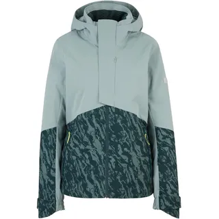 Ziener Damen TEDA Ski-Jacke/Snowboard-Jacke | atmungsaktiv, wasserdicht, jungle print, 38