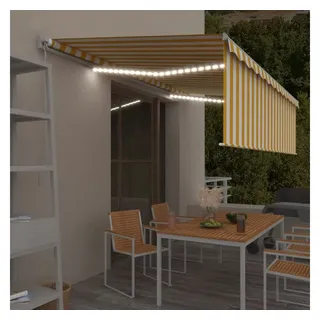 vidaXL Gelenkarmmarkise 5 x 3 m gelb