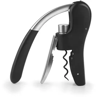 Ibili Vertikaler Luxus-hebelkorkenzieher - Black / Silver - One Size