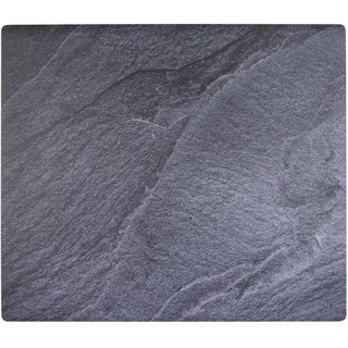 Herd-Abdeckplatte WENKO "Modell Schiefer", schwarz, B:52cm L:60cm, Kunststoff, Herdabdeckplatten, Herd-Abdeckplatte, Schutzmatte, Abdeckmatte für Kochfelder, Induktionsschutzmatte