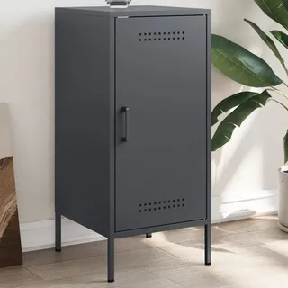 vidaXL Sideboard Anthrazit 36x39x79 cm Stahl - Grau