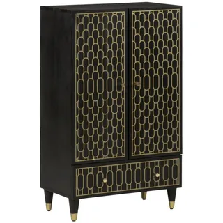 vidaXL Highboard 60 x 100 x 33 cm schwarz