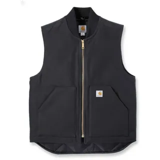 CARHARTT V01 Insulated Rib Collar Weste Schwarz M