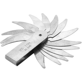 RVS Radiusindicator, Convexe Concave Binnen Buiten Messwerkzeug (R52-100MM)