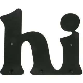 Boltze Garderobenhaken Hi 2 x 38 x 30 cm Schwarz