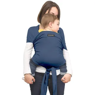 Suavinex 400869 Baby Wrap Babytragetuch, elastisch, Blau
