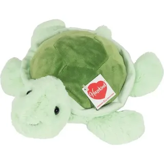 Teddy Hermann Schildkröte Sandy, Plüschtier, Kuscheltier, Meerestier, Plüsch, Grün, 30 cm, 939290 - Grün