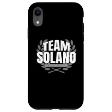 Hülle für iPhone XR Team Solano Stolzes Familienmitglied Solano
