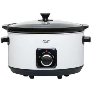 Adler AD 6413w - slow cooker, - white