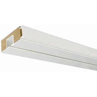 LIEDECO Gardinenstange 1 läufig-läufig Fixmaß, weiß