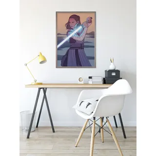 Komar Wandbild »Star Wars Rey Skywalker« Disney Set, 1 Stk. tlg. 50 x 70 cm (Breite x Höhe) - Kinderzimmer, Dekoration, bunt