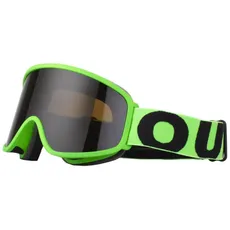 OUT OF Flat Skibrille Fluo Green/Smoke