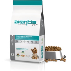 Avantis Pet Mini Futtermittel für Erwachsene Hunde Kleiner Rassen, 2 kg, dreifacher Aktion, fördert das Immunsystem und die Verdauung, sehr verdaulich mit Huhn, Gemüse und Reis