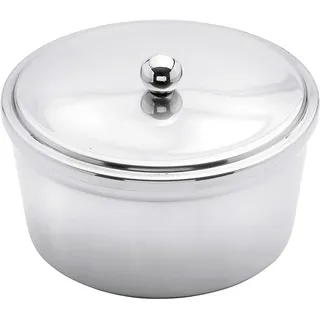 Weis Margarinedose rund mit Deckel aus Edelstahl, 14283