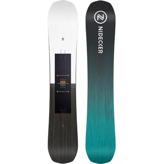 NIDECKER Score Wide Snowboard - White / Black / Brown - 159W