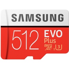 Bild microSDXC EVO Plus 512 GB Class 10 UHS-I U3 + SD-Adapter