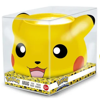 Stor Jumbotasse 0,5 l Gelb 3D Pikachu