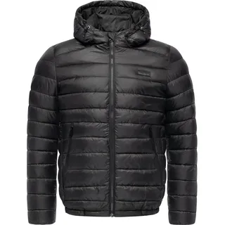 Steppjacke RAGWEAR "Steppjacke Vellos YOUMODO", Herren, Gr. M, schwarz, Obermaterial: 100% Polyester PES.  Obermaterial: Futter: 100% Polyester PES. 100% Polyester PES., Jacken Steppjacke