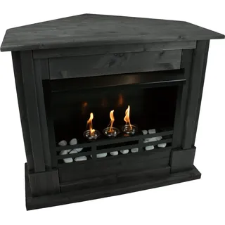 Kaminbau Mierzwa Eckkamin Rafael Premium Schwarz