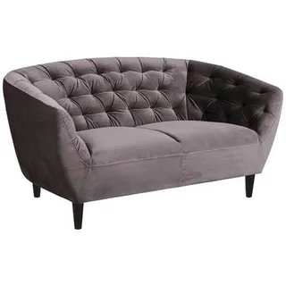 Actona Ambia Home Chesterfield-Sofa, Dunkelgrau - grau