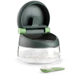 Lékué Salzstreuer, Transparent/Grau, Transparent/Grau, 0.5 x 4.1inch