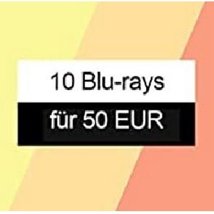 10 Blu-Rays für 50€ bei Amazon (mehr als 500 Filme zur Auswahl)