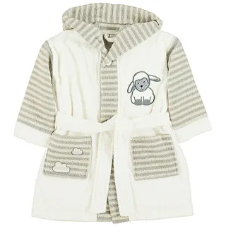 Sterntaler Kapuzen-Bademantel Schaf Stanley, Alter: ab 6 Jahren, Größe: 116, Beige (Ecru)
