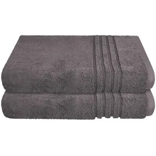 SCHIESSER Milano Duschtuch 70 x 140 cm grau