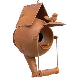 DanDiBo Vogelhaus Gießkanne zum Aufhängen 96422 , Metall , 15x48x21 cm , Dekoration, Gartendeko