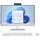 All in One-PC 24-cr0450ng 2023 23,8" Full HD Intel Core i5 4,6 GHz 8 GB RAM 512 GB SSD Intel Iris Windows 11 Home