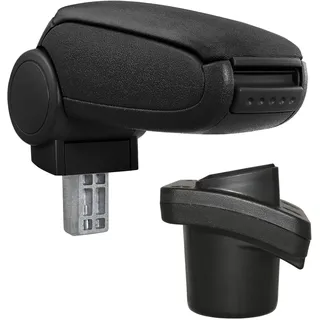 pro.tec pro.tec] Mittelarmlehne Stoff schwarz Textil