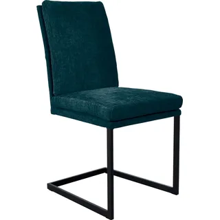 K+W Komfort & Wohnen Freischwinger Metall blau
