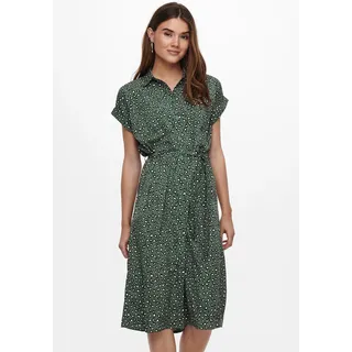 ONLY Hemdblusenkleid »ONLHANNOVER S/S SHIRT DRESS NOOS WVN« Brusttaschen Sommerkleid, grün
