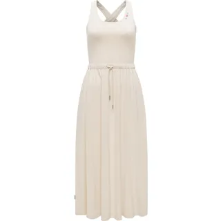 Shirtkleid RAGWEAR "Shirtkleid Mauglia YOUMODO", Damen, Gr. XS, N-Gr, weiß (ecru), Obermaterial: 68% Modal CMD. 32% Polyester PES., Kleider Shirtkleid