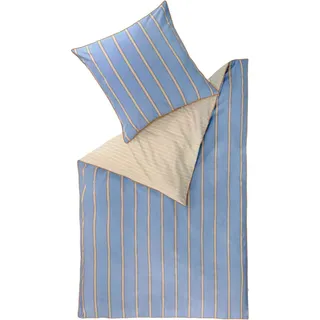 ESPRIT Renforcé Bettwäsche CHILL Blau 155 x 220 cm - Blau