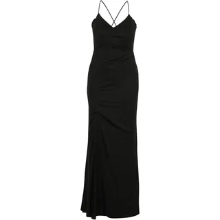 Abendkleid VERA MONT "Abendkleid im Glitzer-Look", Damen, Gr. 44, EURO, schwarz, 81% Polyamid PA. 19% Elasthan EL., Kleider Abendkleid