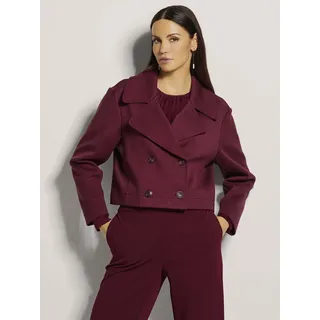 Madeleine Jerseyblazer »Blazer Zweireihiger Kurzblazer«, grün