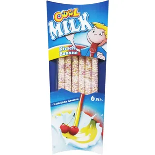 SPECIALS Cool Milk Trinkhalm mit Granulat und fruchtigen Kirsch Banane 5er 30g