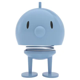 Hoptimist Bumble Wackelfigur & Glücksbringer, Skandinavische Deko Figuren für Wohnzimmer, Schreibtisch, Büro, Bürodeko & Lustige Kleine Geschenke, 10 x 10 x 15 cm, Large, Hellblau