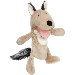 sigikid 43048 Handspielpuppe, beige/Wolf, OneSize