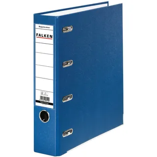 Falken Doppelordner DIN A5 70 mm Blau 4 St.