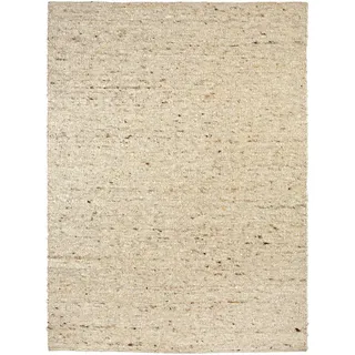 Linea Natura Handwebteppich , Beige , Textil , Uni , rechteckig , 130x190 cm , für Fußbodenheizung geeignet, beidseitig verwendbar, in verschiedenen Größen erhältlich , Teppiche und Böden, Teppiche, Schafwollteppiche