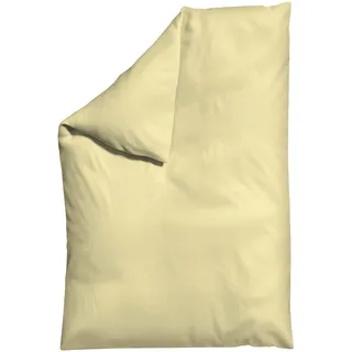 Schlafgut Bettdeckenbezug , Gelb , Textil , Uni , 135-140x200 cm , Textiles Vertrauen - Oeko-Tex®, AZO-frei, Bsci, Oeko-Tex® Standard 100, Oeko-Tex® Made IN Green , pflegeleicht, atmungsaktiv, bügelleicht, schadstoffgeprüft, weiche und anschmiegsame Oberfläche, bio , Heimtextilien, Bettwäsche & Leintücher, Bettwäsche, Jersey-Bettwäsche