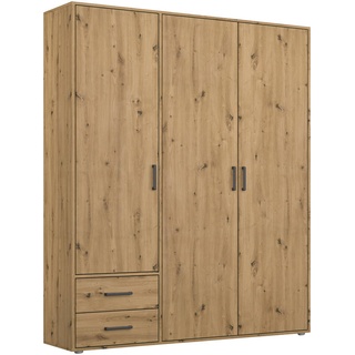 Rauch BLUE Kleiderschrank Voyager 140 x 194 cm Holzoptik Eiche Artisan