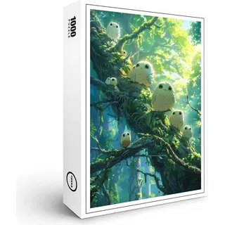 raxxa Premium-Puzzle "Wächter des Waldes - Anime Stil", 1000 Teile
