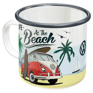 Nostalgic-Art Retro Emaille-Tasse 0,36 l Weiß