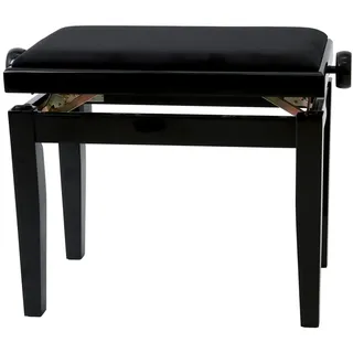 Gewa Pianobank Deluxe, schwarz hochglanz