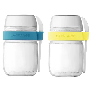 LAGRANGE 440401 2 Fächer, Aus Edelstahl, gelb